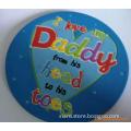 individual design colorful embossing i love daddy soft pvc coaster set